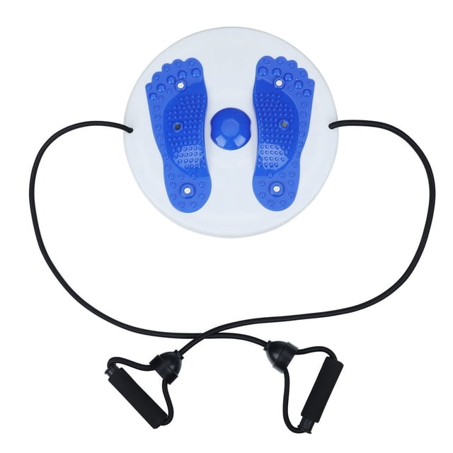 Recortador de abdominales de cintura, tabla de discos de cintura giratoria con cuerda de tirar e imanes de masaje, discos de torsión de fitness para ejercicio abdomen cintura brazos caderas y muslos