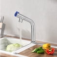 thumbnail image 4 of RUNROTOO Robinets pour Robinet de Lavabo de Salle de Bain Robinet Argent ABS Réduction du Bruit 1 Pcs, 4 of 8