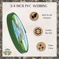 thumbnail image 5 of Country Brook Design® 3/4 Inch Sage PVC Webbing, 10 Yards, 5 of 7
