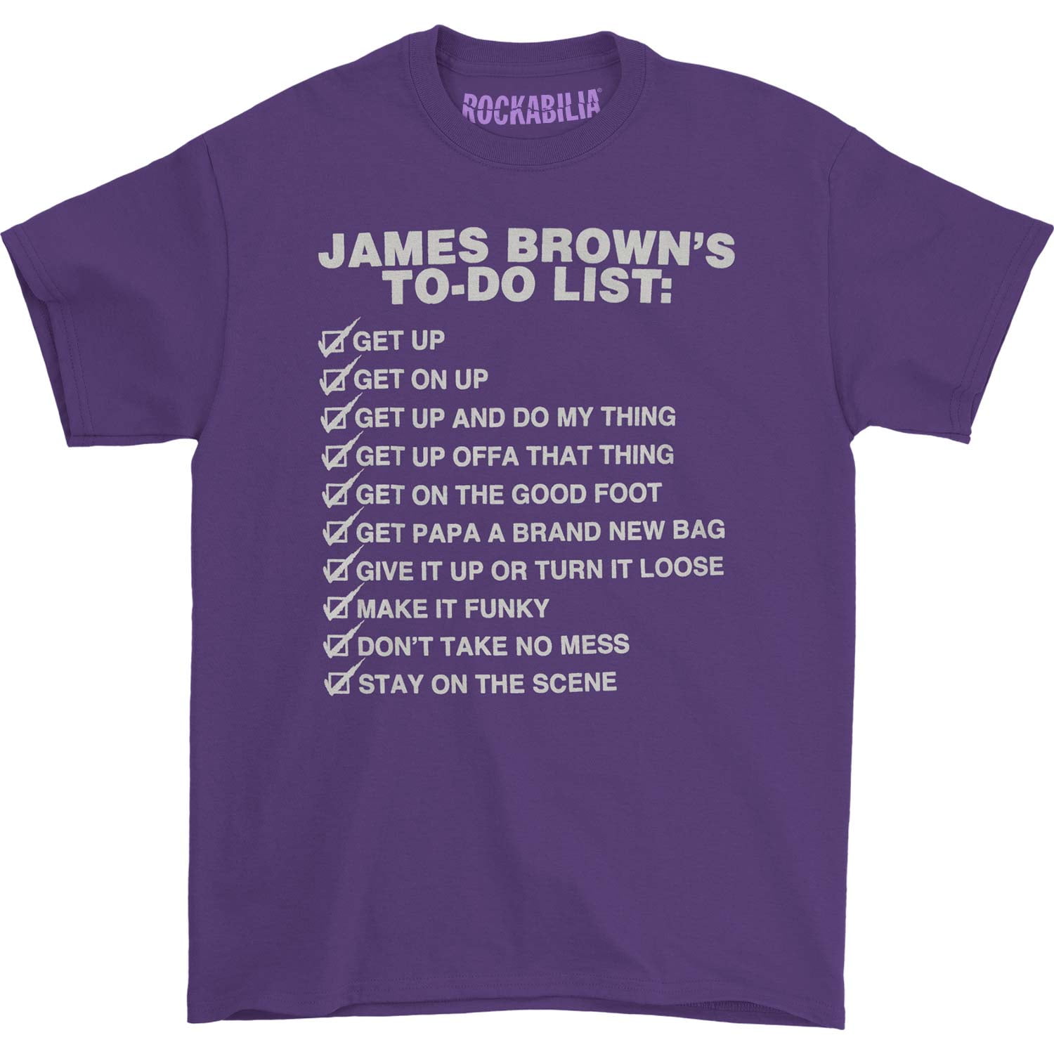 James Brown James Brown Men S James Brown To Do List T Shirt Purple Walmart Com Walmart Com James Brown James Brown Men S James Brown To Do List T Shirt Purple Walmart Com Walmart Com