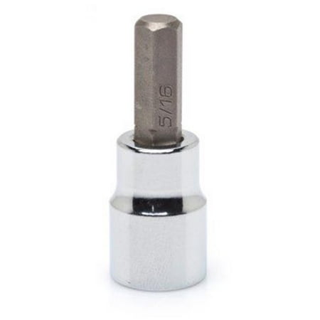 

0.37 in. Drive 10 mm SAE & Metric Hex Bit Socket Nickel Chrome