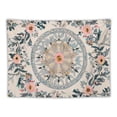 thumbnail image 5 of GOSMITH  Sketched Floral Medallion Tapestry, Bohemian Mandala Wall Hanging Tapestries, Indian Art Print Mural for Bedroom Living Room Dorm Home Décor Painting, 5 of 6