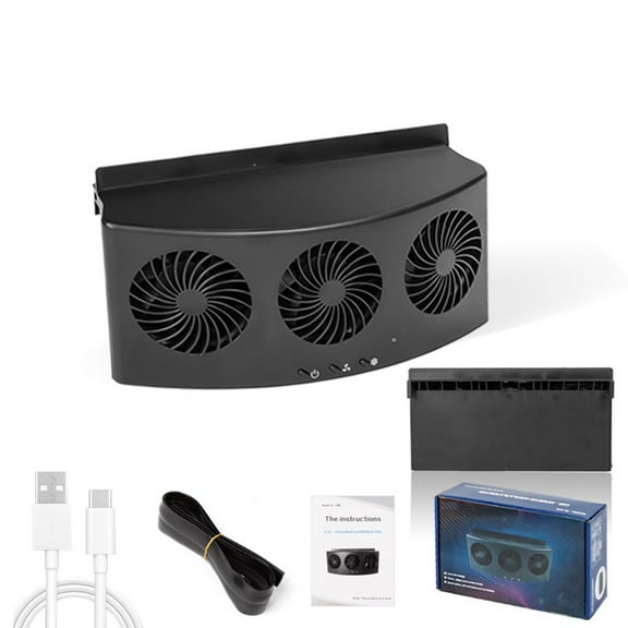 Car USB exhaust fan for cooling and heat dissipation in the car window fan