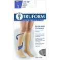 thumbnail image 3 of Truform Bas Mi-Mollet, Bout Ouvert : 20 - 30 mmHg, Gris, Moyen, 3 of 7