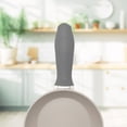 thumbnail image 7 of Sunjoy Tech Silicone Pot Handle Cover Heat Resistant Potholder for Cast Iron Skillet Flexible Rubber Sleeve Protects Hands from Burns Hangable Kitchen Accessory for Pans Griddles, 7 of 7