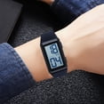 thumbnail image 6 of Square Men's and Women's Leisure Sports Digital Watch Multifunctional Sports Watch Digital Dial Waterproof LED Watch Fashion Minimalist Design, 6 of 9