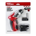 thumbnail image 2 of Hyper Tough 4V Max Lithium-ion Cordless Power Screwdriver 1/4 inch with Charger, Rotating Handle, LED Light, Magnetic Bit Holder & Bits, 2 of 10