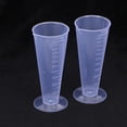 thumbnail image 3 of 2pcs 100ml Plastic Measuring Scale Cups Transparent Chemical Industry Cone Liquid Container Graduated Cups Measurement Cups, 3 of 3