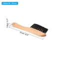 thumbnail image 2 of Uxcell 8" Billiard Table Brush Billiards Pool Table Rail Brush Wood Cleaner Natural, 2 of 5
