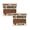 B, variant on Natural Eyebrow Powder Makeup Set - 2 Tone Eyebrow Shaping Kit with Brushes, Long-Lasting, Water-Resistant, Sweatproof, Soft Natural Finish, Compact Mirror Included, Daily Use, Holiday Gift 1PC*1