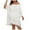 White dresses for women 2023, variant on Wycnly Dresses for Women Beach Plus Size Knitted Cover Ups Dresses with Tassel V-Neck Elbow-Length Solid Summer Mini Formal Dress Beige XXL