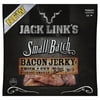 Jack Link's Small Batch Bacon Jerky, Protein Snack, Hickory Smoked, 2.5oz