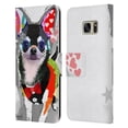thumbnail image 1 of Head Case Designs Officially Licensed Michel Keck Dogs 3 Chihuahua Leather Book Wallet Case Cover Compatible with Samsung Galaxy S7, 1 of 6