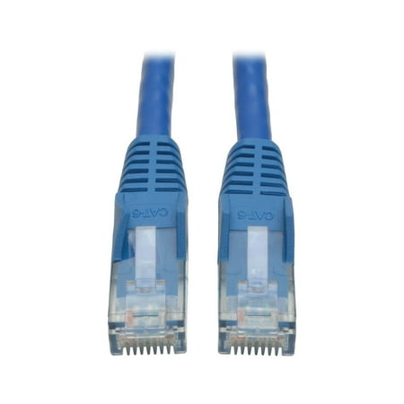 UPC: 0037332172976 | Tripp Lite N201-015-BL CAT-6 Gigabit Snagless RJ45 M/M Ethernet Cable Blue 15-Ft.