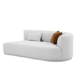 thumbnail image 5 of Fickle Grey Velvet Modular RAF Loveseat, 5 of 7