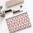 thumbnail image 6 of Kdxio Roosters Makeup Bag Toiletry Bag Canvas Makeup Bags Zipper Cosmetic Pouch Travel Cosmetic Pouch for Women Gifts, 6 of 7