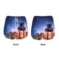 thumbnail image 5 of Lsque Lantern On Snow With Christmas Printed Women's Running Shorts with Liner Pockets,Elastic Quick Dry Workout Athletic Gym Yoga Shorts,Womens High Waist Shorts-Medium, 5 of 9