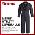 thumbnail image 2 of Firestone Mens Coveralls Water-Resistant Twill Workwear Durable Quilted Lining Utility Jumpsuit, 2 of 7