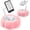 Pink, variant on CreaDream Pumpkin Tablet Pillow Stand Holder for Kindle iPad, Adjustable Phone Pillow Stand for Lap Bed with Detachable Snack Bowl, Compatible with 4.7"-13" Tablet, iPad, iPhone, Samsung Tabs, Kindle