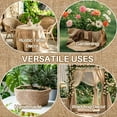 thumbnail image 7 of Deally Burlap Roll 19.7" x 9.8ft, Gardening Burlap Roll,Multipurpose Burlap Fabric for Tree Wrap, Weed Barrier, Farmhouse Decor and Crafts, 7 of 7