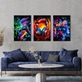 thumbnail image 4 of Basketball Canvas Wall Art Retro Graffiti Teen Wall Decor Street Abstract Sports Posters Picture Cool Artist Pop d Painting for Man Cave Decor Office Game Room Trendy Home Decoration 16x24 3 Pcs, 4 of 7