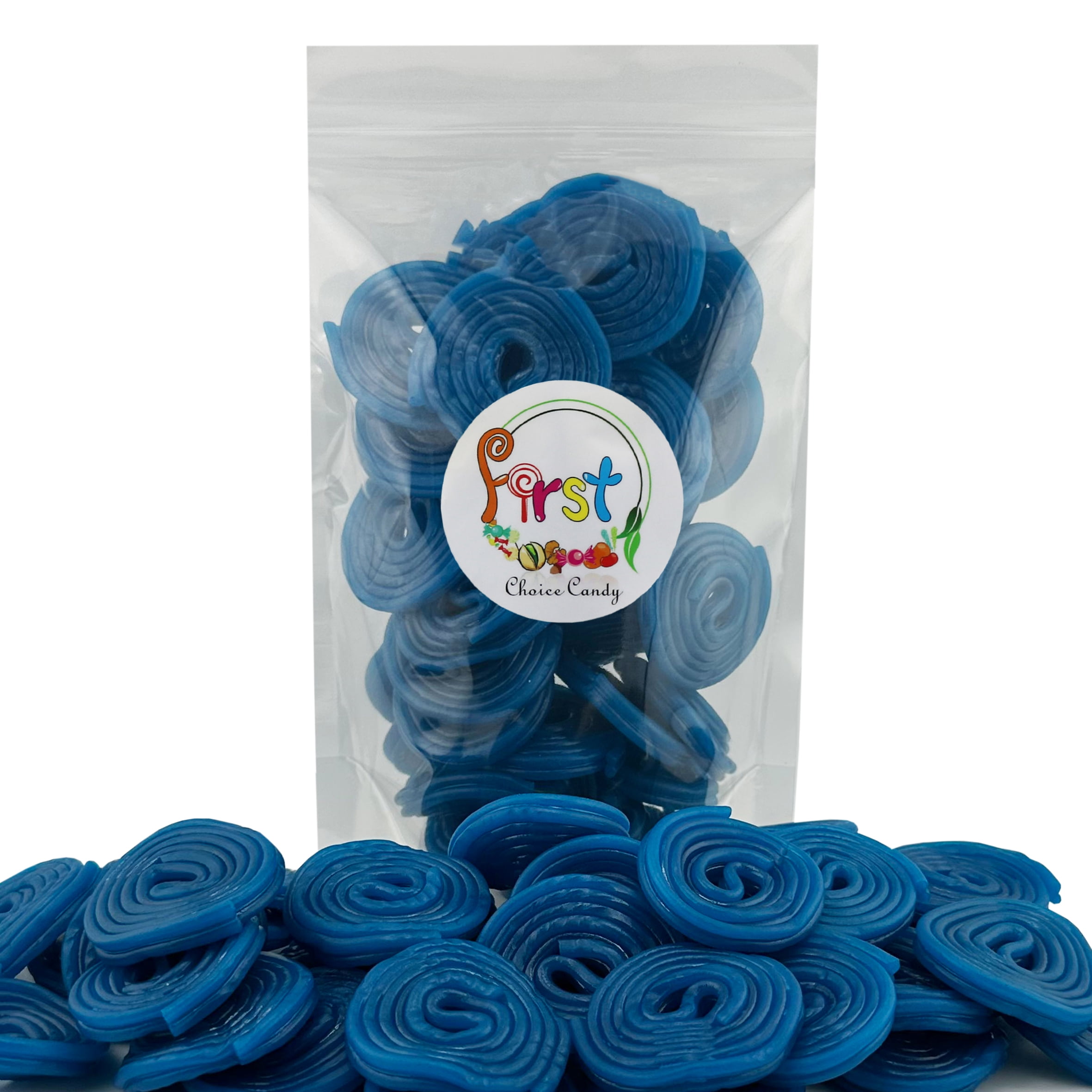 FirstChoiceCandy Licorice Wheels Gummy Candy (Blue Raspberry, 5 Pound)