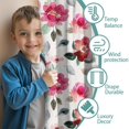 thumbnail image 3 of Blackout Kids Curtains,Pioneer Flower Floral Print Pattern Childrens Insulated Curtains Set Of 2,Bedroom Essentials,Toddler Room Decor 42"x84", 3 of 5