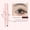 B, variant on Kokovifyves Double Headed Leopard Print Eyebrow Pencil with Brush Beauty Accessory Makeup Tool