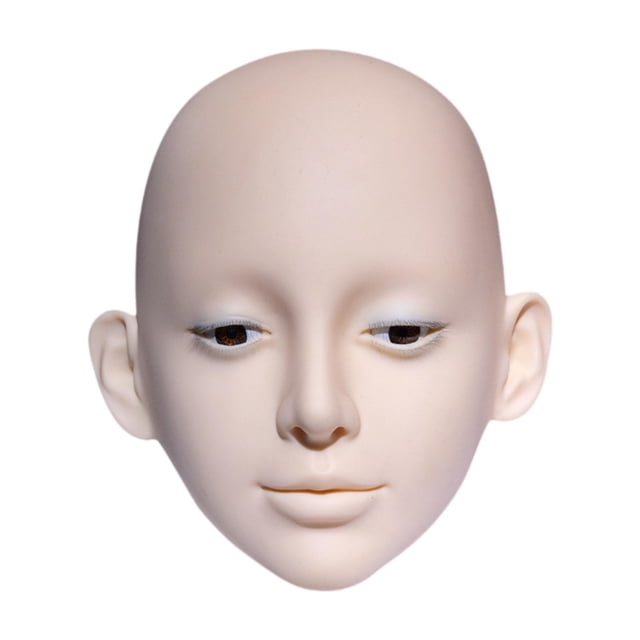 Cabeza de maniquí de extensión de pestañas, practicar la extensión de las pestañas profesionales de la cara, muñeca de cosmetología para la casa para