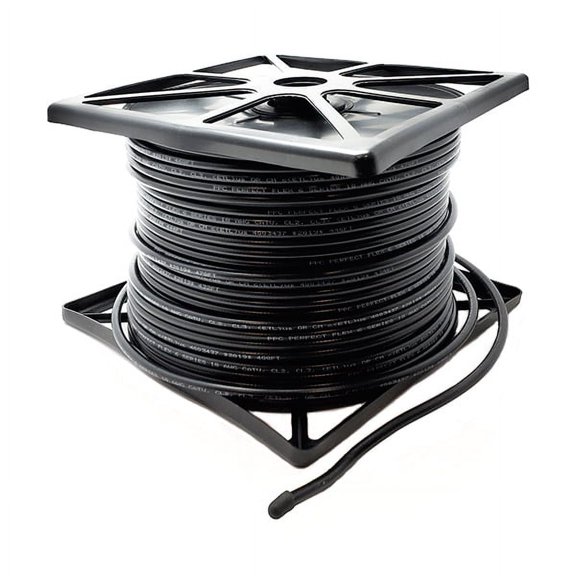 Cable coaxial Perfectflex Serie 6 500Ft RG6 Trishield 77Braid Acero revestido de cobre PPC  Cable coaxial