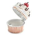 thumbnail image 2 of Bejeweled Pewter Multi Color Finish CHERRY ON TOP Cupcake Trinket Box, 2 of 5