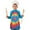 Colorful Rainbow Tie, variant on Colorful Galaxy Pattern Kids Aprons for Girls and Boys,Adjustable Neck Strap Toddler Aprons for Kids Cooking Baking