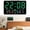B, variant on YCCMML Digital Wall Clock, Large LED Alarm Clock with Humidity Temperature Date & Comfort Indicators, Wall Mount or Desk Stand