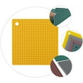 thumbnail image 6 of 2 Pc Silicone Pot Holder Coaster Thickened Square Non-slip Heat Insulation Pad Placemats Table Toddler Child Silica Gel, 6 of 6
