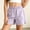 Purple, variant on LJEFF Girls Elastic Waist Shorts, 4-Way Stretch High Waist Lightweight Quick Dry Shorts for Kids Hot Pink Size 6 Years