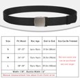 thumbnail image 2 of AWAYTR Kids Belt Nylon Belt - Belt with Metal Buckle for Pants School Uniform Jeans, 2 of 6