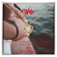 thumbnail image 3 of To My Wife To my Soulmate Infinity Knot Necklace Message Card, 3 of 15