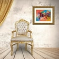 thumbnail image 3 of Wallich, Richard 18x15 Gold Ornate Wood Framed with Double Matting Museum Art Print Titled - Horse 3, 3 of 4