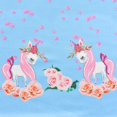 thumbnail image 6 of Sunny Fashion Girls Dress Blue Unicorn Flower Summer Sundress 7-8 Years, 6 of 7