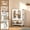 Transparent and Visible/Stackable Layered Storage (with Hangers, variant on Stackable Foldable Wheeled Storage Cabinet with Door, Plastic Closet Organizer for Clothes Food Office Dorm