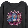 thumbnail image 3 of LOL OMG! Fashion Dolls - We're All Queens - Women's Lightweight French Terry Long Sleeve Shirt, 3 of 5