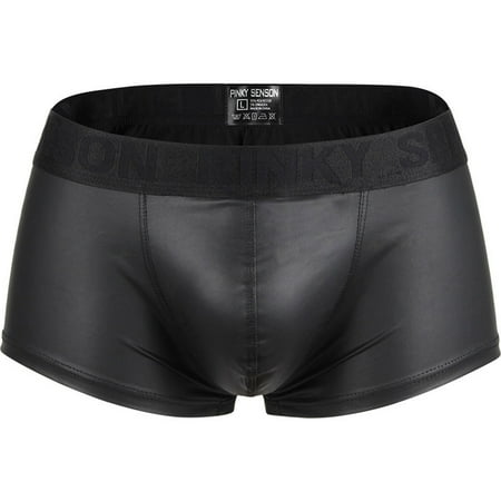 

AnuirheiH Men s Lingerie Underwear Men s Lingerie Boxer Briefs Leather Briefs Sexy Big Bag Underwear Sale on Clearance