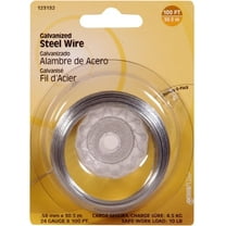 Hillman Steel Wire 100' 24 Ga Galvanized 10 Lb Carded