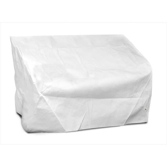 KoverRoos 59147 SupraRoos Loveseat-Sofa Cover, White - 51 W x 33 D x 33 H in.