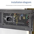 thumbnail image 4 of ckepdyeh ATX Power Supply to SFX Power Supply Bracket SFX Power Supply to ATX Power Supply Fixed Chassis Hole Conversion Frame, 4 of 4