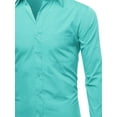 thumbnail image 4 of FashionOutfit Men's Regular Fit Dress Shirt, 4 of 5
