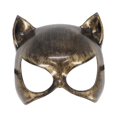 thumbnail image 2 of Máscara de gato, máscara de ojos, máscara de animal de Halloween para mascaradas, juego de rol, club nocturno Oro, 2 of 8