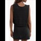 thumbnail image 3 of Conjunto de Dos Piezas de Traje de Baño de Crochet para Mujer, con Escote en V, Sin Mangas, con Lazo Frontal, Minifalda Playera, Color Negro, Talla XL, 3 of 10