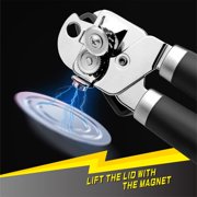[Smoother Cut] PrinChef Manual Can Openers with Magnet, No-Trouble-Lid-Lift, Handheld Can Opener Smooth Edge with Sharp Blade