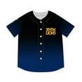 thumbnail image 2 of Seven Lions Merch Beyond The Veil Baseball Jersey Men/Women Casual Thin button Baseball uniform Oil Slick Custom Baseball Jersey, 2 of 9